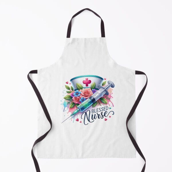 Item preview, Nurse’s Blessing – Cap, Flowers & Syringe designed and sold by artedigital99.