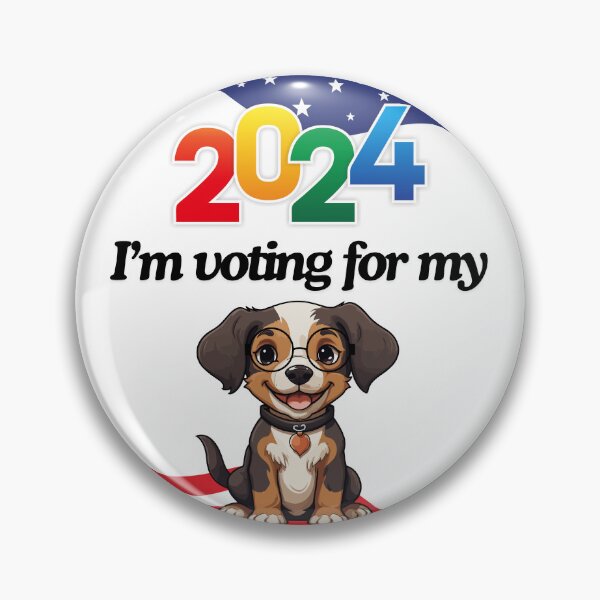 Item preview, Vote for My Dog Pet Political Humor I Cute Pet Politician designed and sold by Kamira Gayle.
