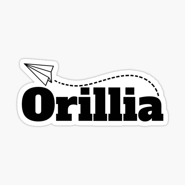 Orillia Travel Luggage Bumper Sticker