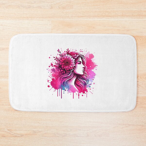 Item preview, Beautiful women with flowers in her hair stickers and moer designed and sold by CRandRRstickers.