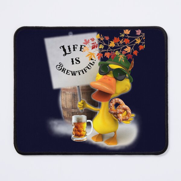 Item preview, BREWSTER THE DUCK LIFE IS BREWTIFUL COLLECTION designed and sold by THE AMERICAN TEEVANGELIST.
