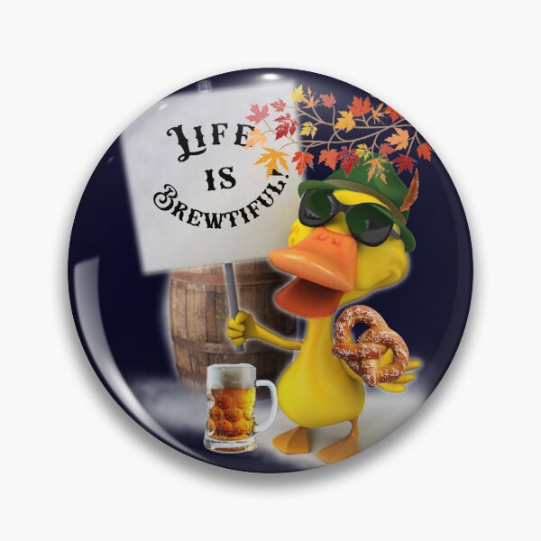 Item preview, BREWSTER THE DUCK   LIFE IS BREWTIFUL COLLECTION designed and sold by THE AMERICAN TEEVANGELIST.