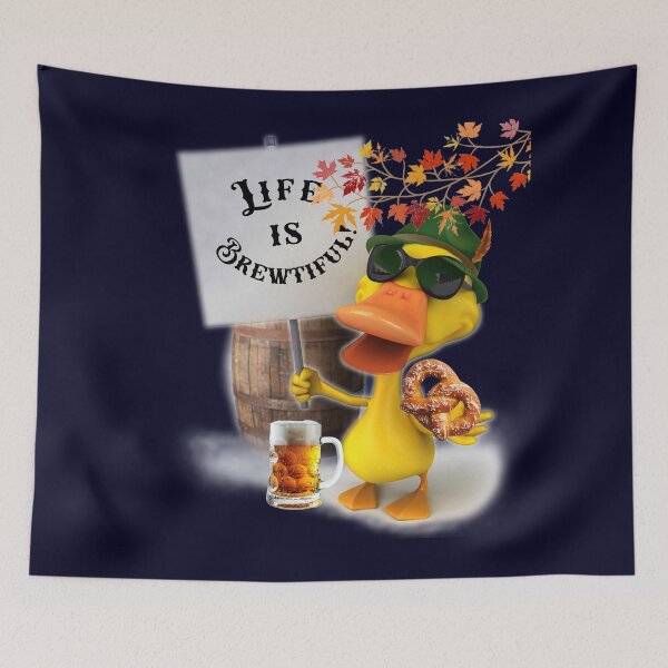 Item preview, BREWSTER THE DUCK   LIFE IS BREWTIFUL COLLECTION designed and sold by THE AMERICAN TEEVANGELIST.
