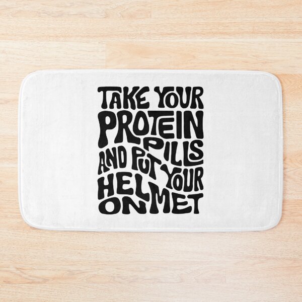 Item preview, Take Your Protein Pills And Put Your Helmet On Word Art designed and sold by Unhinged Heather.