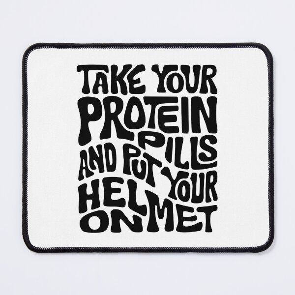 Item preview, Take Your Protein Pills And Put Your Helmet On Word Art designed and sold by Unhinged Heather.