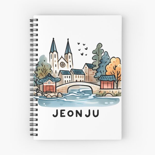 Item preview, Jeonju South Korea Watercolor designed and sold by PaintMeWorld.