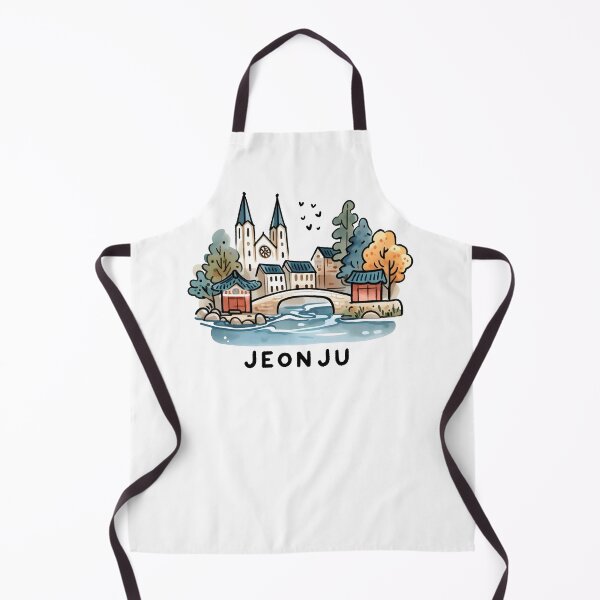 Item preview, Jeonju South Korea Watercolor designed and sold by PaintMeWorld.