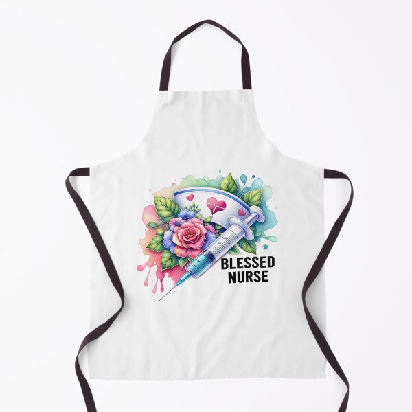 Item preview, Nurse’s Blessing – Cap, Flowers & Syringe designed and sold by artedigital99.