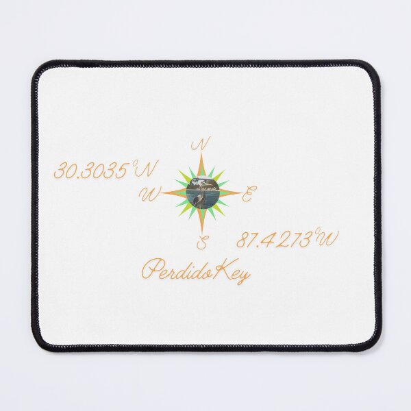 Item preview, longitude latitude sign Perdido Key designed and sold by TaraPen.
