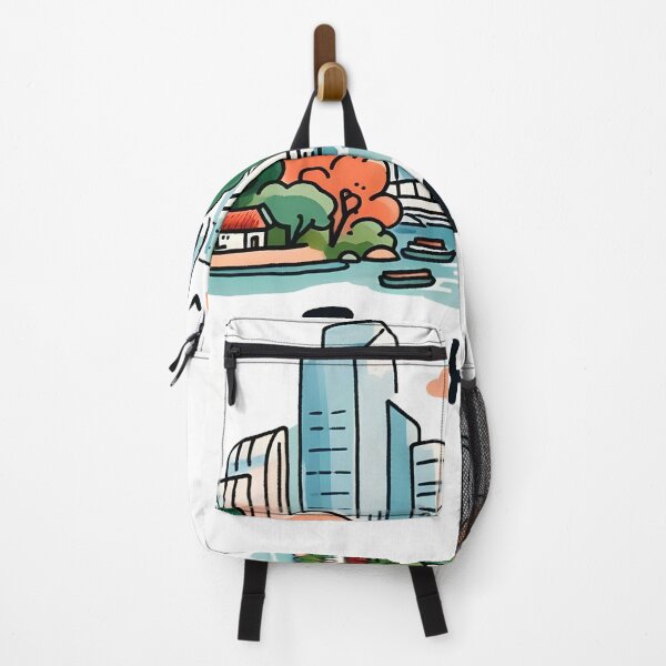 Item preview, Incheon South Korea Watercolor designed and sold by PaintMeWorld.