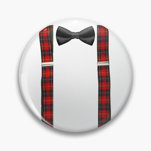 Item preview, Tartan Braces Dickiebow designed and sold by Flirt-Teez.