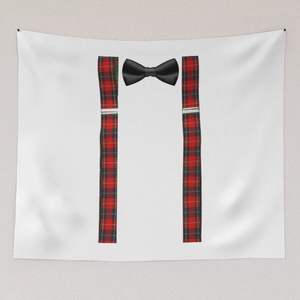 Item preview, Tartan Braces Dickiebow designed and sold by Flirt-Teez.