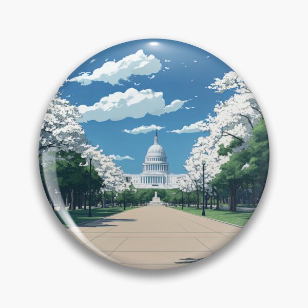Item preview, District of Columbia state | Anime style designed and sold by ComicsFactory.