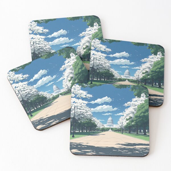 Item preview, District of Columbia state | Anime style designed and sold by ComicsFactory.