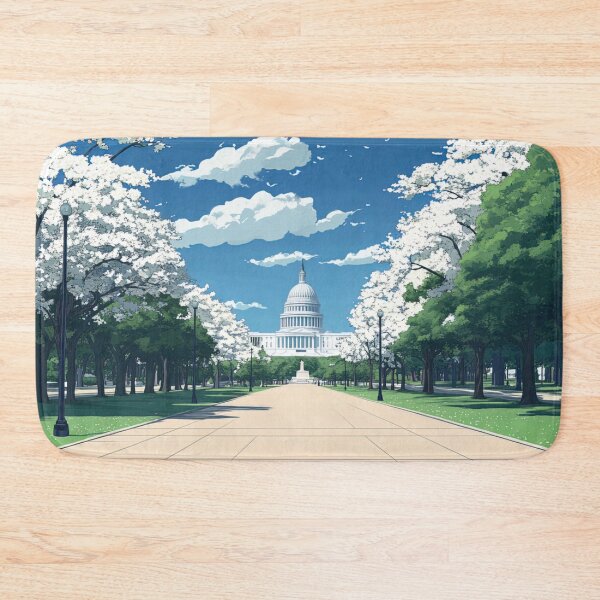 Item preview, District of Columbia state | Anime style designed and sold by ComicsFactory.