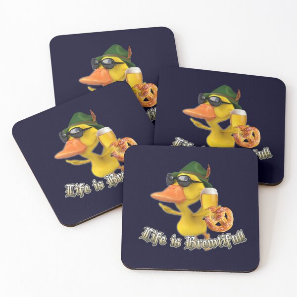 Item preview,  BREWSTER THE DUCK   LIFE IS BREWTIFUL COLLECTION designed and sold by THE AMERICAN TEEVANGELIST.