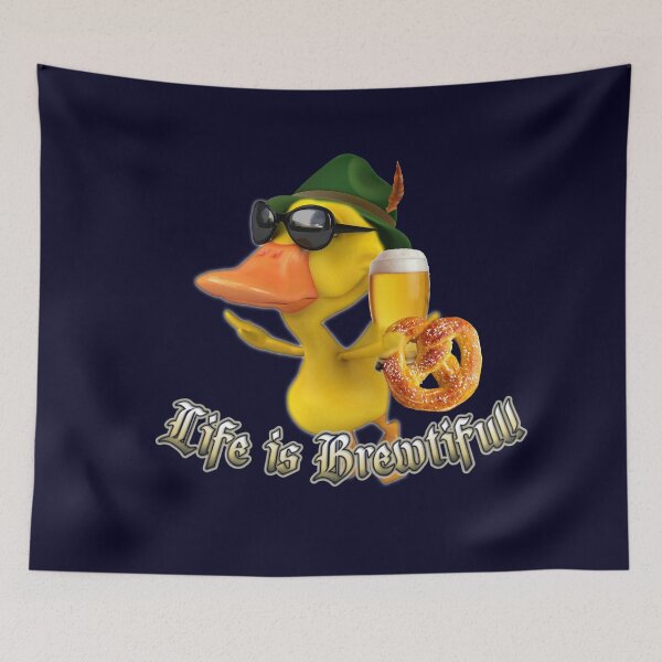 Item preview,  BREWSTER THE DUCK   LIFE IS BREWTIFUL COLLECTION designed and sold by THE AMERICAN TEEVANGELIST.