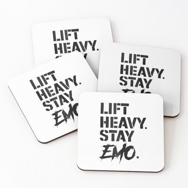 Item preview, Lift Heavy Stay Emo Gym and Fitness Weightlifting Emo Lover designed and sold by iam8lu3.