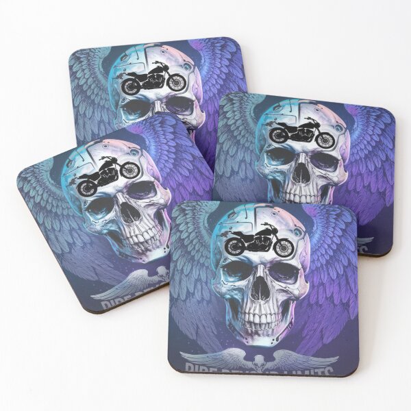 Item preview, Ride Beyond Limits: Mechanical Skull with Motorcycle designed and sold by StyleSwitch.