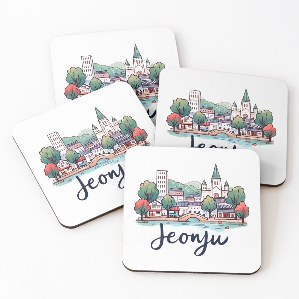 Item preview, Jeonju South Korea Watercolor designed and sold by PaintMeWorld.