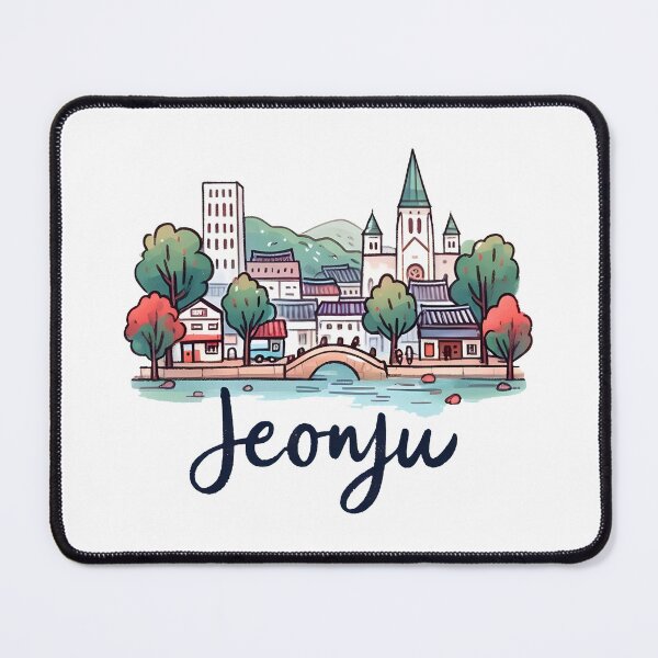 Item preview, Jeonju South Korea Watercolor designed and sold by PaintMeWorld.