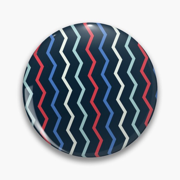 Item preview, Multicolor Vivid Prismatic Polychrome Colorful Jagged Line Waves designed and sold by EvergreenMotifs.