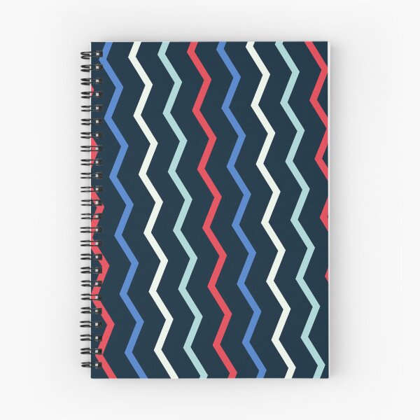 Item preview, Multicolor Vivid Prismatic Polychrome Colorful Jagged Line Waves designed and sold by EvergreenMotifs.