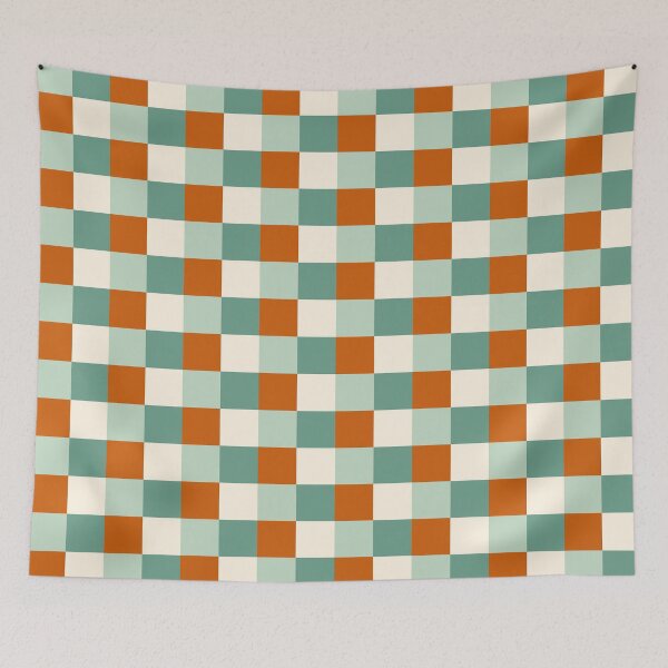 Item preview, Checkered Retro Block Pattern designed and sold by KelseyNY.