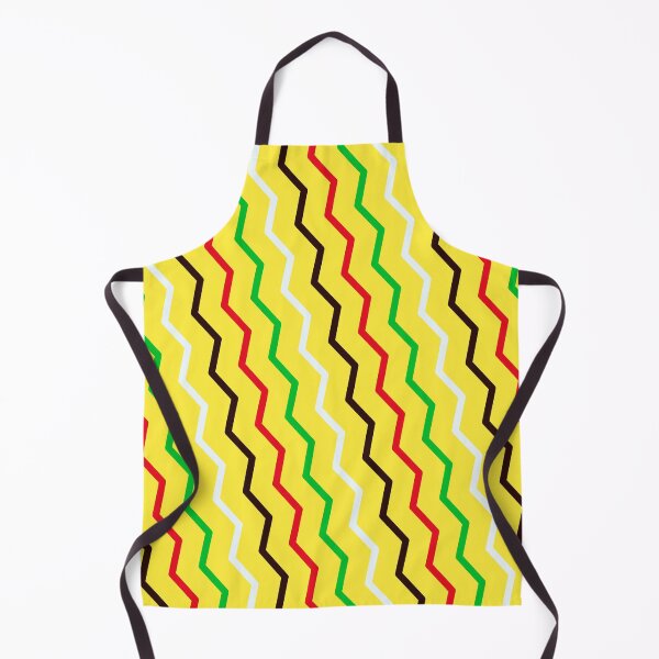 Item preview, Multicolor Vivid Prismatic Polychrome Colorful Jagged Line Waves designed and sold by EvergreenMotifs.