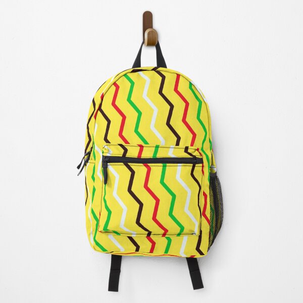 Item preview, Multicolor Vivid Prismatic Polychrome Colorful Jagged Line Waves designed and sold by EvergreenMotifs.
