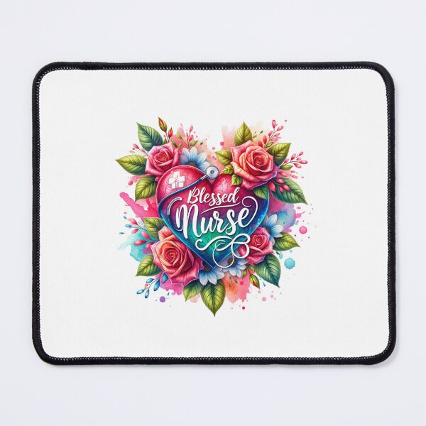 Item preview, Heartfelt Care – Stethoscope & Floral Nurse Art designed and sold by artedigital99.