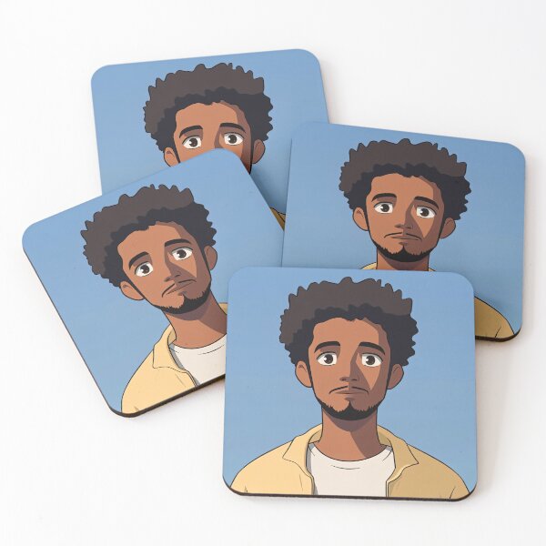 Item preview, Djiboutian man, portrait  | Anime style designed and sold by ComicsFactory.