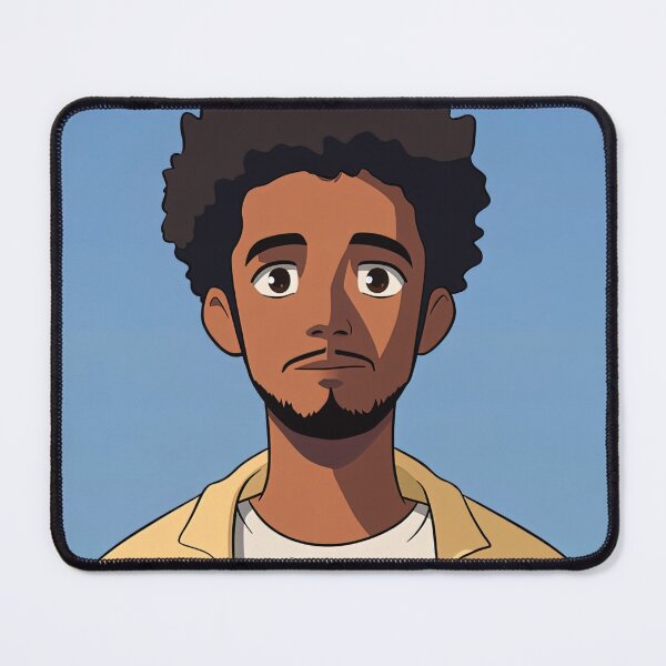 Item preview, Djiboutian man, portrait | Anime style designed and sold by ComicsFactory.