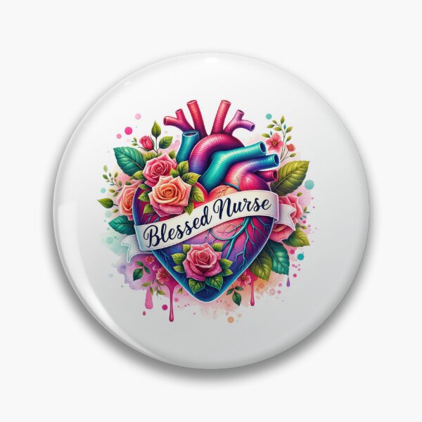 Item preview, Heartfelt Care – Stethoscope & Floral Nurse Art designed and sold by artedigital99.