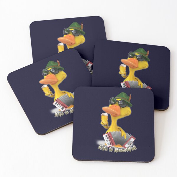 Item preview, BREWSTER THE DUCK   LIFE IS BREWTIFUL COLLECTION designed and sold by THE AMERICAN TEEVANGELIST.