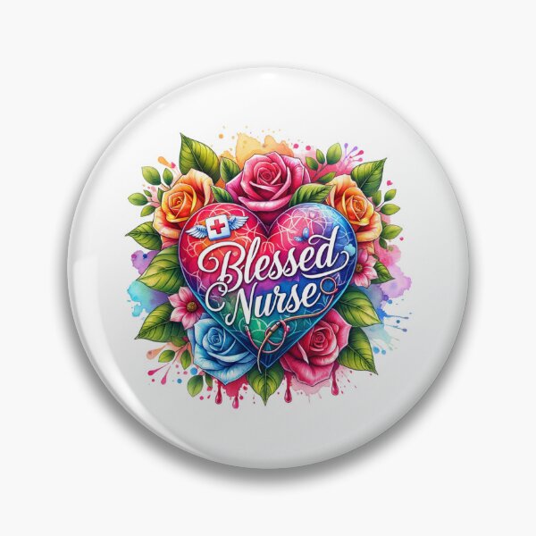 Item preview, Heartfelt Care – Stethoscope & Floral Nurse Art designed and sold by artedigital99.