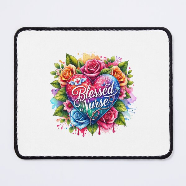Item preview, Heartfelt Care – Stethoscope & Floral Nurse Art designed and sold by artedigital99.