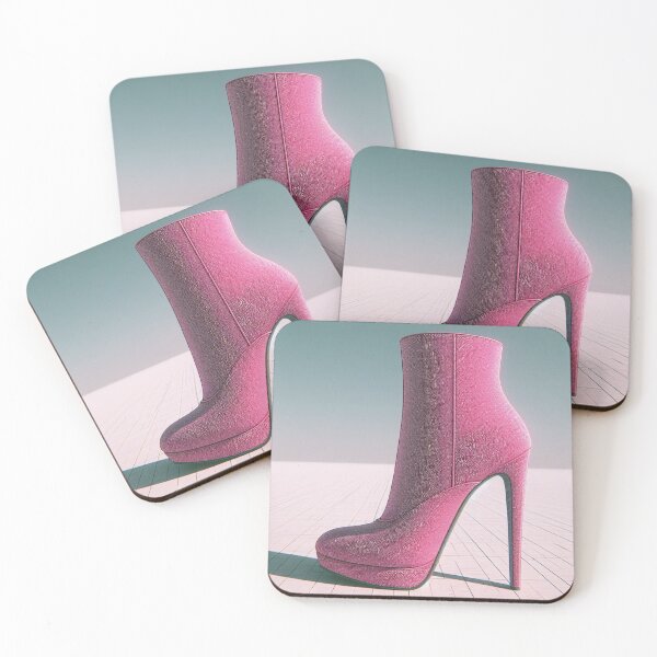 Item preview, Bold Magenta Stiletto Boot designed and sold by Donkey's Salad.
