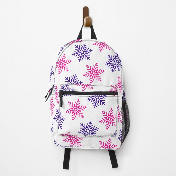 Item preview, Colorful Snowflakes Ice Crystals Winter Season Holiday Snow designed and sold by EvergreenMotifs.