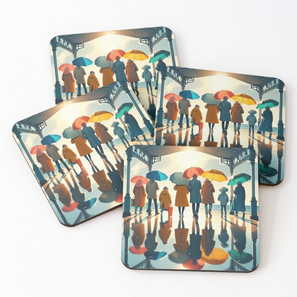 Item preview, Rainy Day at the Beach V1 designed and sold by RussIdenArt.