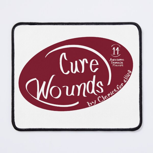 Item preview, Cure Wounds, Great Cleric Flavor designed and sold by AWinterBlaze.