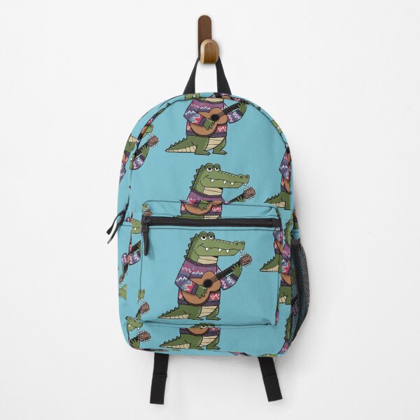 Item preview, Funny Alligator Playing Guitar Cartoon designed and sold by Nature's Fancy.