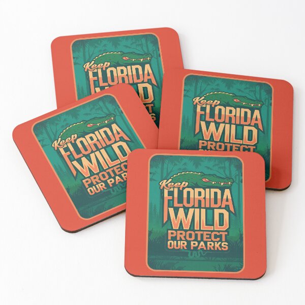 Item preview, Keep Florida Wild: Protect Our Parks Perfect Gifts For Nature Lovers Outdoor Enthusiasts Park Rangers designed and sold by SophiaKoorArt.