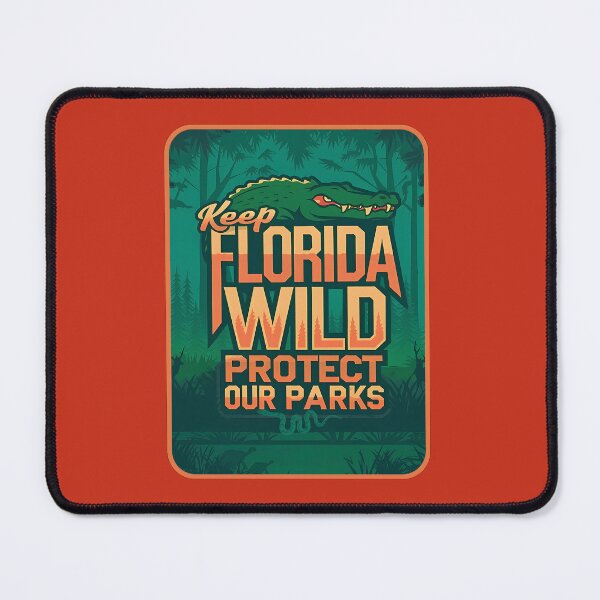 Item preview, Keep Florida Wild: Protect Our Parks Perfect Gifts For Nature Lovers Outdoor Enthusiasts Park Rangers designed and sold by SophiaKoorArt.