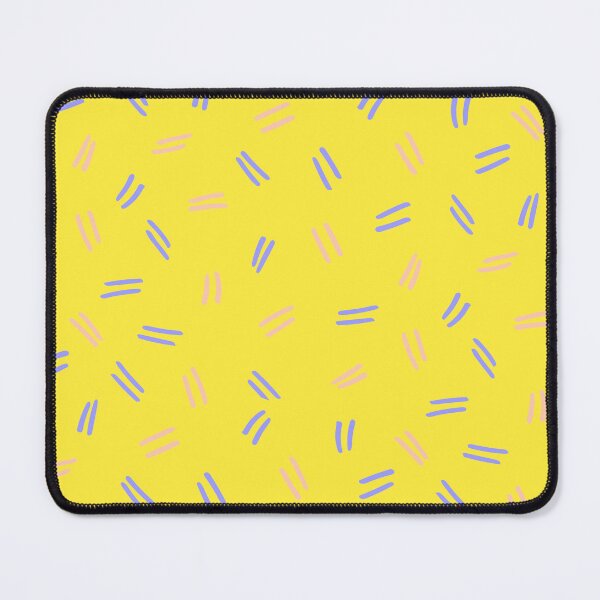 Item preview, Bicolor Doodle Scribble Art Scattered Repeat Patterns Yellow designed and sold by EvergreenMotifs.