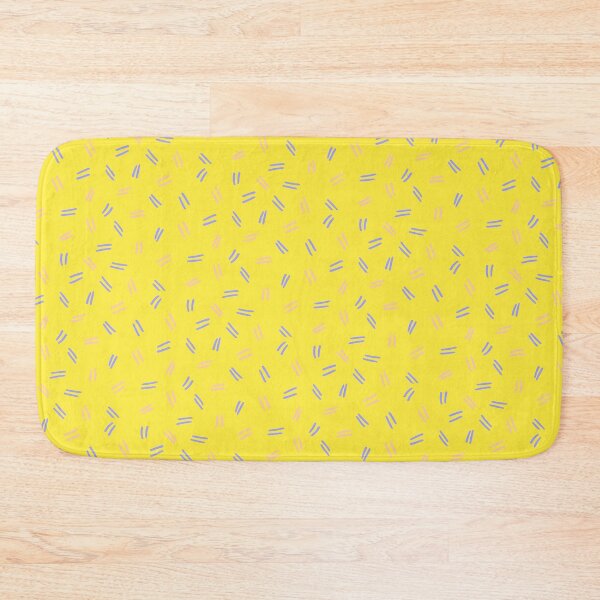 Item preview, Bicolor Doodle Scribble Art Scattered Repeat Patterns Yellow designed and sold by EvergreenMotifs.