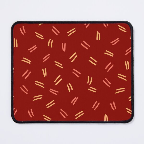 Item preview, Bicolor Doodle Scribble Art Scattered Repeat Patterns Red designed and sold by EvergreenMotifs.