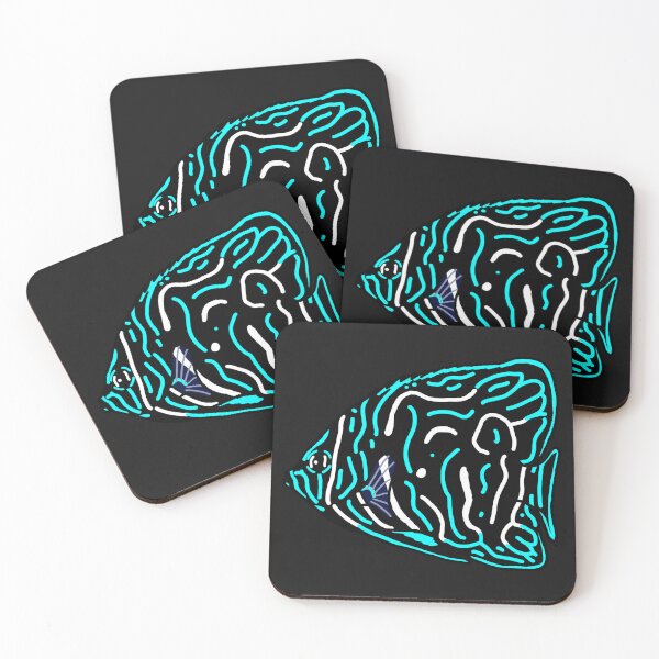 Item preview, Scribbled Koran Angelfish designed and sold by Leapingdoe.