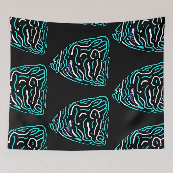 Item preview, Scribbled Koran Angelfish designed and sold by Leapingdoe.