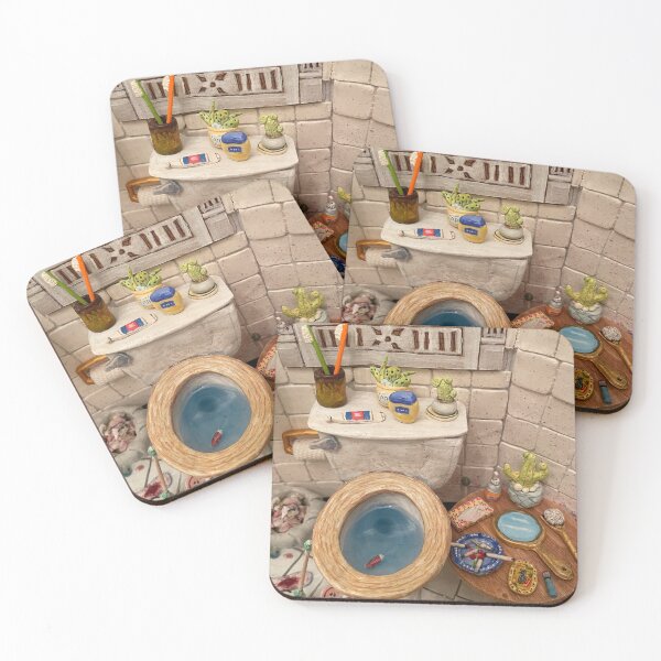 Item preview, Bathroom Scenes designed and sold by JenniferStrings.